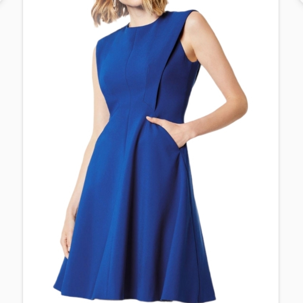 Karen Millen Sculptured Fit and Flare Dress